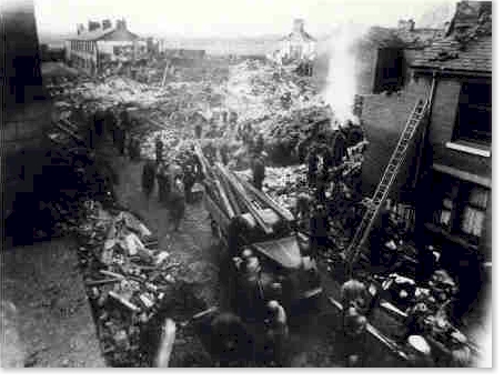 ward street bombed